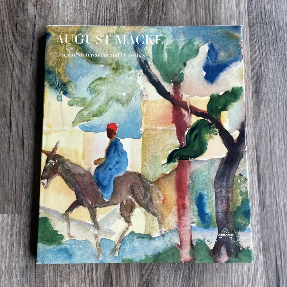 Vintage Tunisian Watercolors & Drawings Coffee Table Book